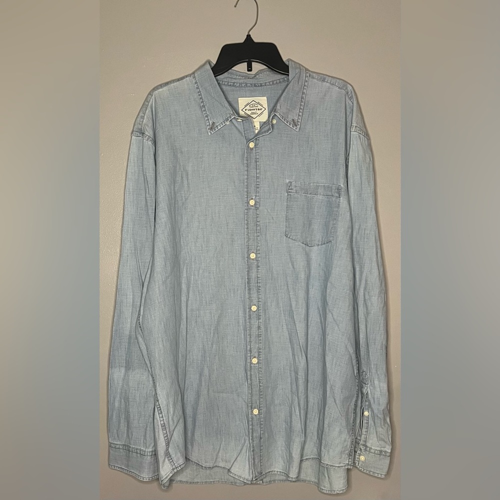 St. John’s Bay - Light Denim Button Up